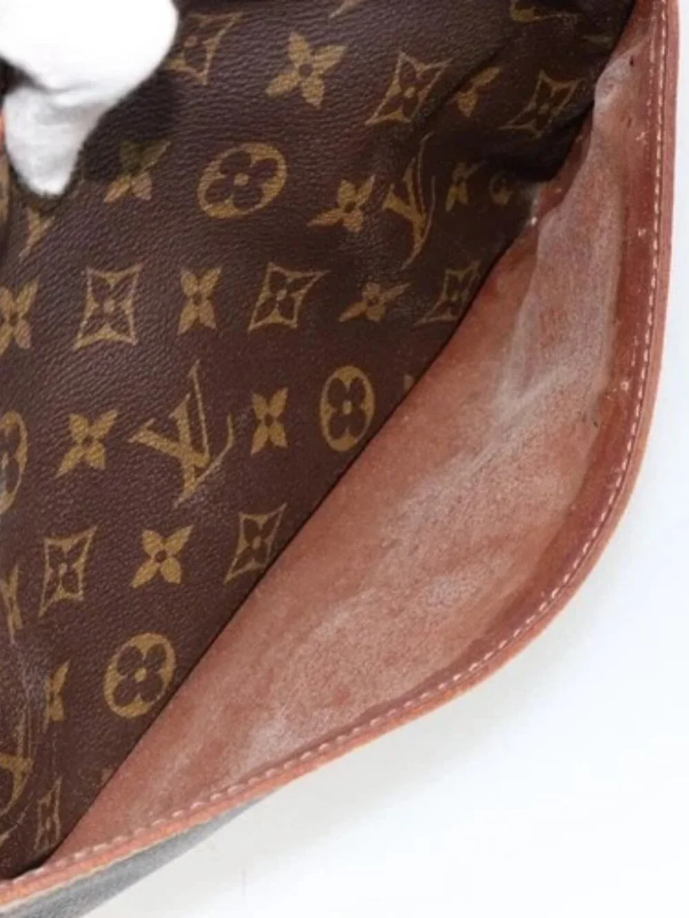 LOUIS VUITTON Monogram Compiegne 28 Clutch Bag M51845 LV Auth 179532